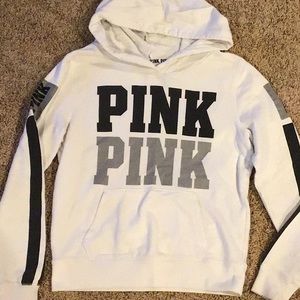 PINK Sweatshirt white